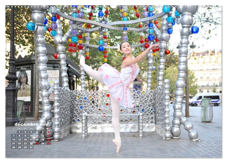 Produktbild: Des danseurs dans la ville 5 L'Oeil et le Mouvement (Calendrier mural 2026 DIN A2 vertical) calendrier de bureau