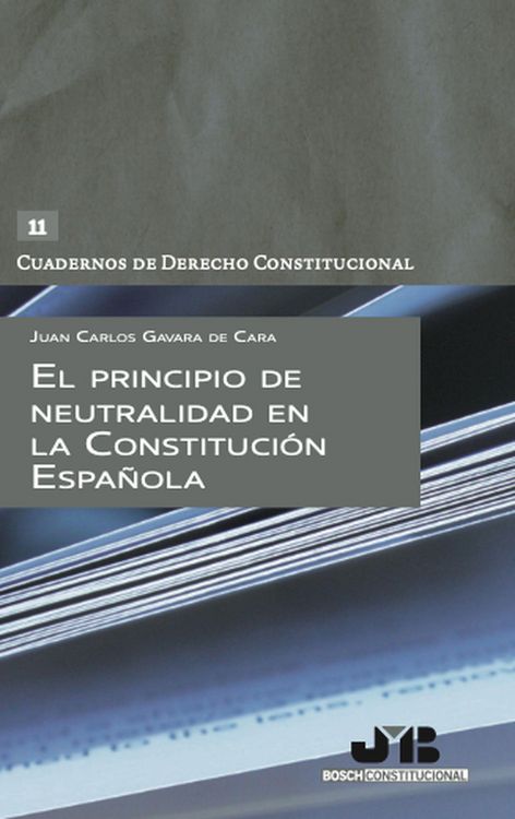 Produktbild: El principio de neutralidad en la Constituci&oacute;n Espa&ntilde;ola