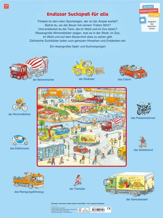 Produktbild: Mein Sachen suchen Riesenbilderbuch