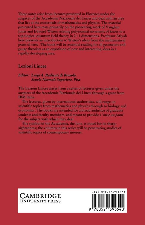Produktbild: The Geometry and Physics of Knots