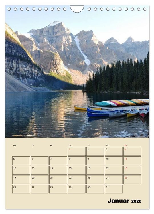 Produktbild: Kanadas gro&szlig;e Seen / Planer (Wandkalender 2026 DIN A4 hoch), CALVENDO Monatskalender