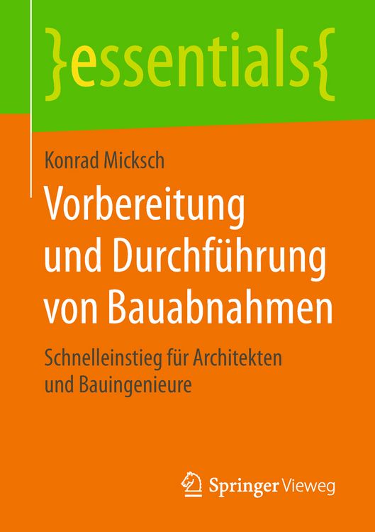 Produktbild: Vorbereitung und Durchf&uuml;hrung von Bauabnahmen