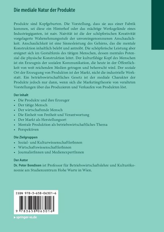 Produktbild: Die mediale Natur der Produkte