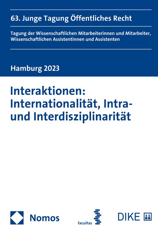 Produktbild: Interaktionen: Internationalit&auml;t, Intra- und Interdisziplinarit&auml;t