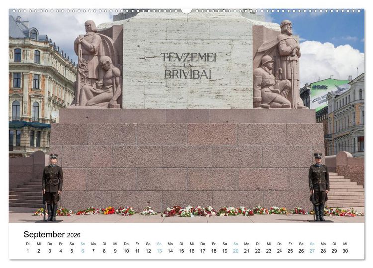 Produktbild: Riga - Metropole des Baltikums (Wandkalender 2026 DIN A2 quer), CALVENDO Monatskalender