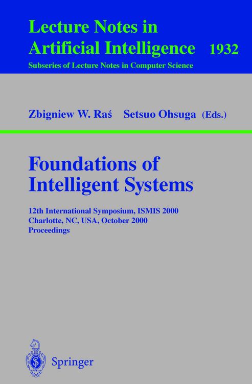 Produktbild: Foundations of Intelligent Systems