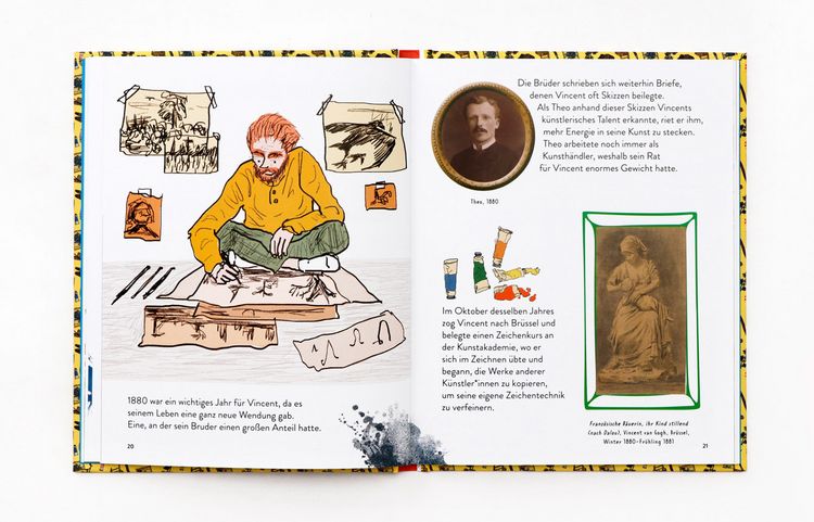 Produktbild: Kleine Bibliothek gro&szlig;er Pers&ouml;nlichkeiten: Vincent van Gogh