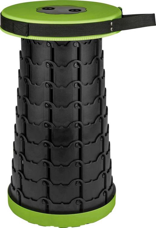 Produktbild: Calima Klapphocker Gr&uuml;n, Schwarz 46067 Belastbarkeit (Gewicht) (max.) 150kg