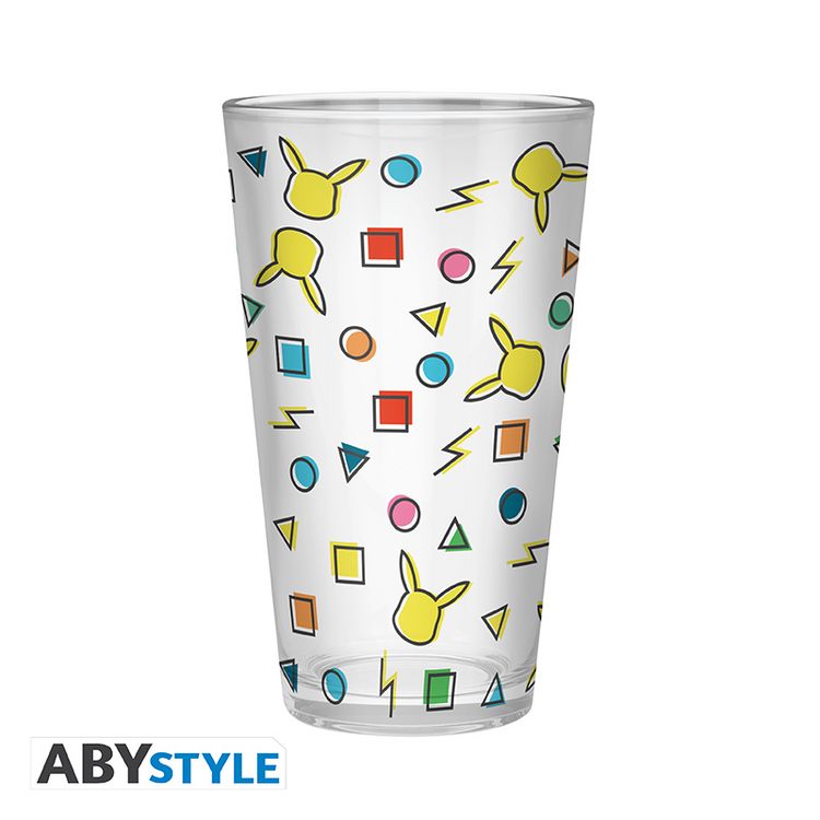 Produktbild: POKEMON - Large Glass - 400ml - Pikachu pattern