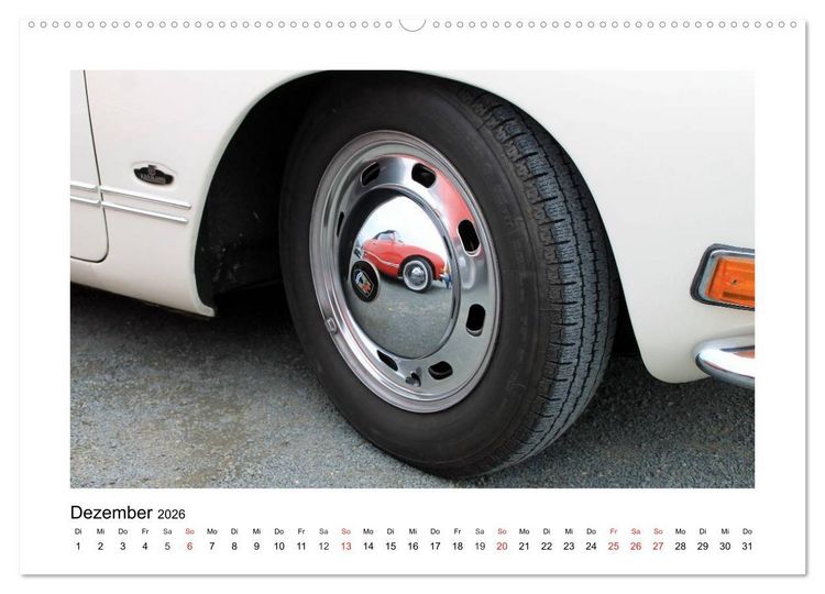 Produktbild: Eine Legende lebt, der Karmann-Ghia (hochwertiger Premium Wandkalender 2026 DIN A2 quer), Kunstdruck in Hochglanz