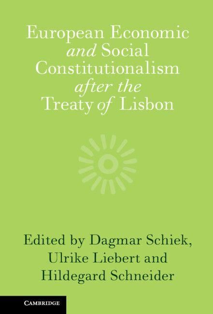 Produktbild: European Economic and Social Constitutionalism after the Treaty of Lisbon