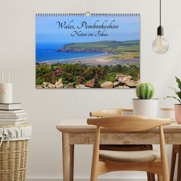 Produktbild: Wales Pembrokeshire - Natur im Fokus- (Wandkalender 2026 DIN A3 quer), CALVENDO Monatskalender