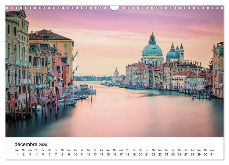 Produktbild: Les merveilles de Venise (Calendrier mural 2026 DIN A3 vertical), CALVENDO calendrier mensuel