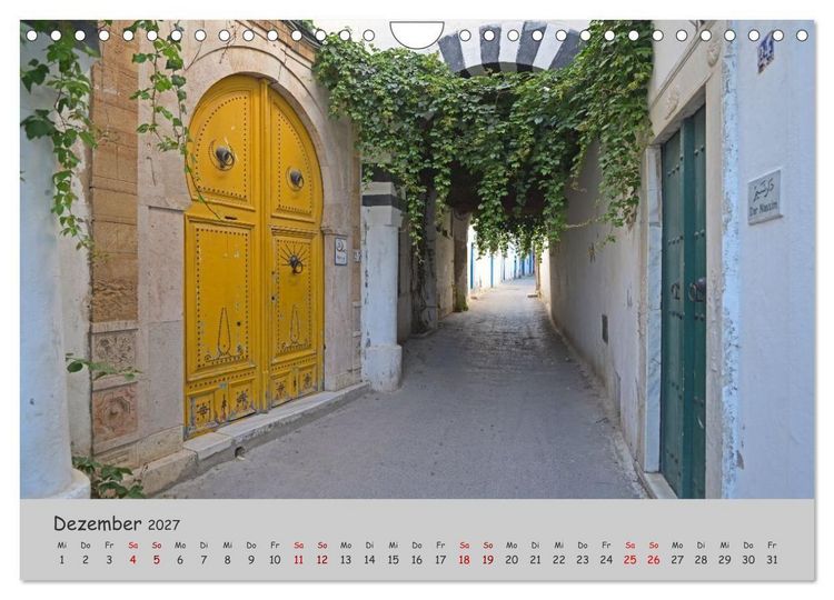 Produktbild: Tunesien Vielfalt am Mittelmeer (Wandkalender 2027 DIN A4 quer), CALVENDO Monatskalender