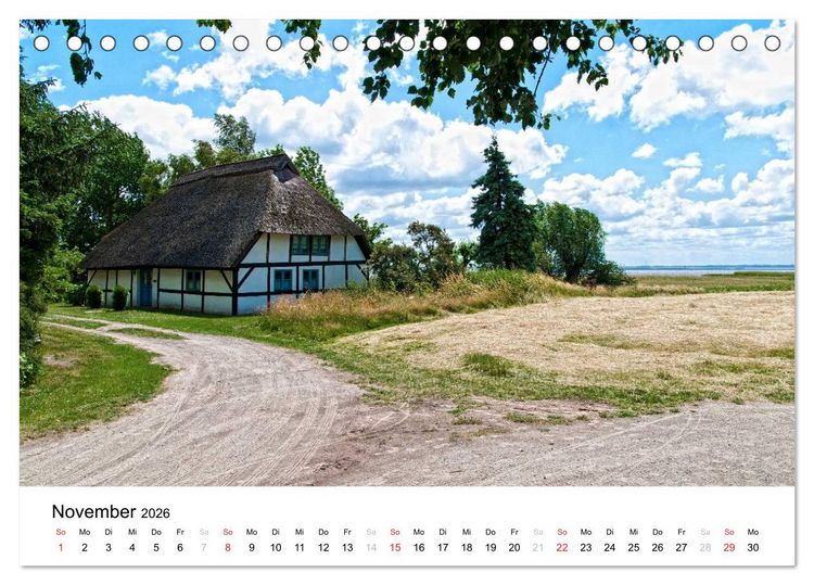 Produktbild: R&uuml;gen und Hiddensee (Tischkalender 2026 DIN A5 quer), CALVENDO Monatskalender