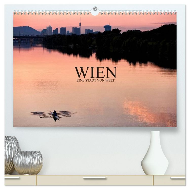 Produktbild: WIEN - EINE STADT VON WELT (hochwertiger Premium Wandkalender 2026 DIN A2 quer), Kunstdruck in Hochglanz