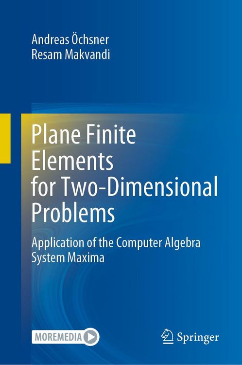 Produktbild: Plane Finite Elements for Two-Dimensional Problems