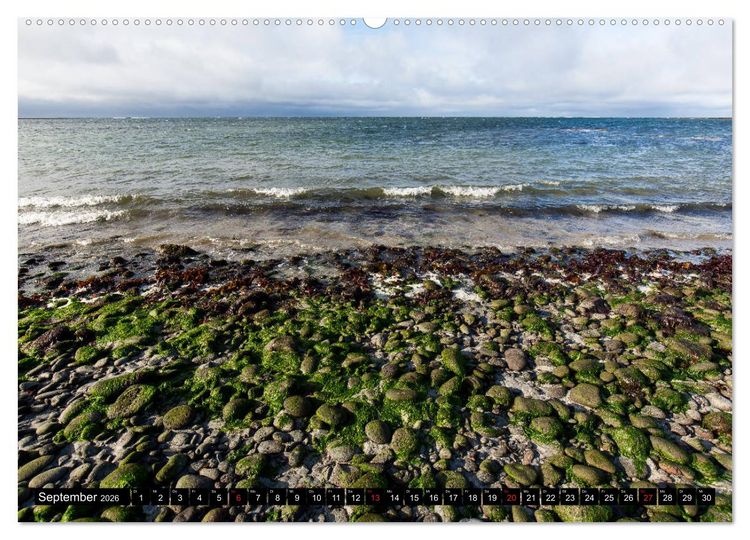 Produktbild: Blick aufs ruhige Meer (hochwertiger Premium Wandkalender 2026 DIN A2 quer), Kunstdruck in Hochglanz