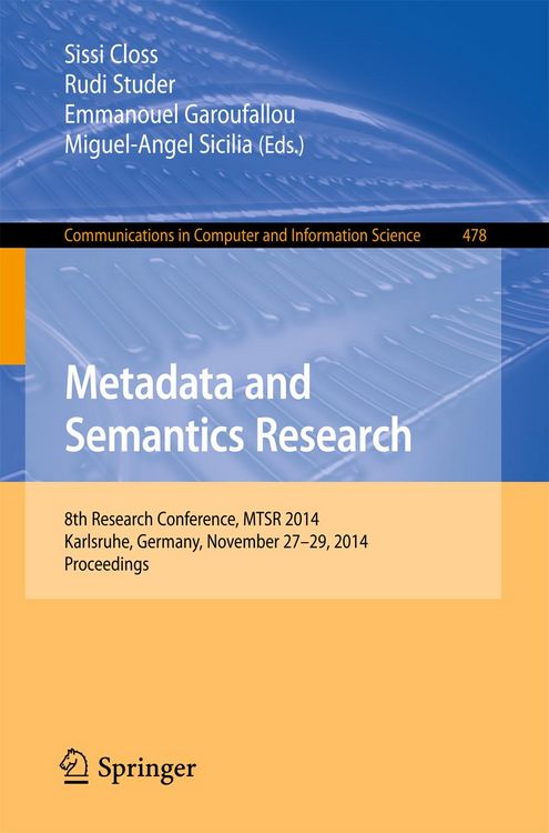 Produktbild: Metadata and Semantics Research