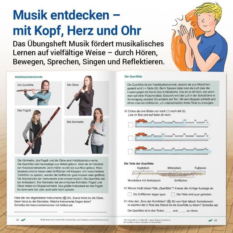 Produktbild: Das &Uuml;bungsheft Musik 3/4