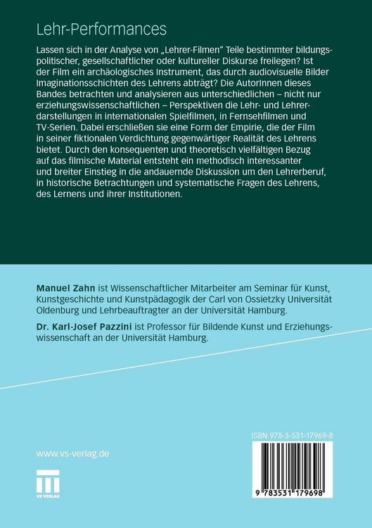 Produktbild: Lehr-Performances