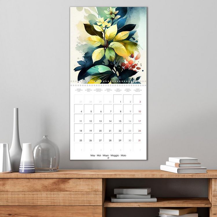 Produktbild: The Art of Leaves (Wall Calendar 2026 12 &times; 12 Inch) CALVENDO 12 Month Wall Calendar