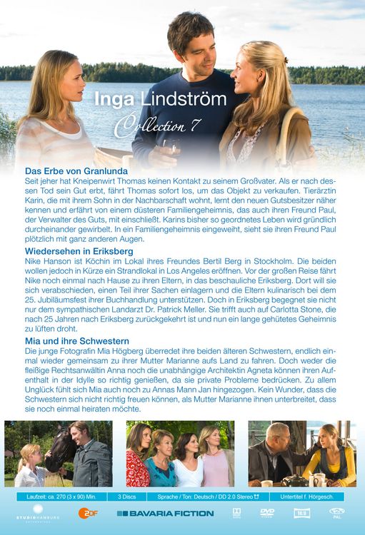 Produktbild: Inga Lindstr&ouml;m Collection 7 [3 DVDs]