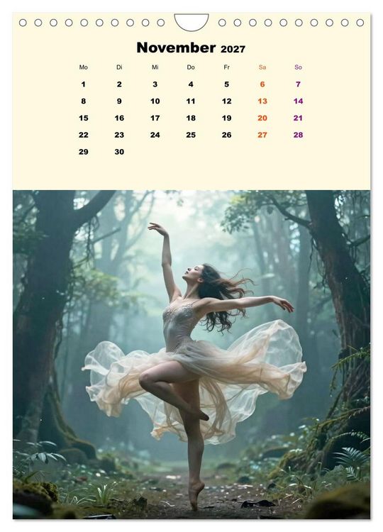 Produktbild: TraumT&auml;nzer - Schritte durch Zeit, Licht und Illusion (Wandkalender 2027 DIN A4 hoch), CALVENDO Monatskalender