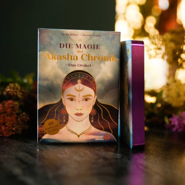 Produktbild: Die Magie der Akasha Chronik - Das Orakel - 40 Orakelkarten und 160-seitiges Booklet