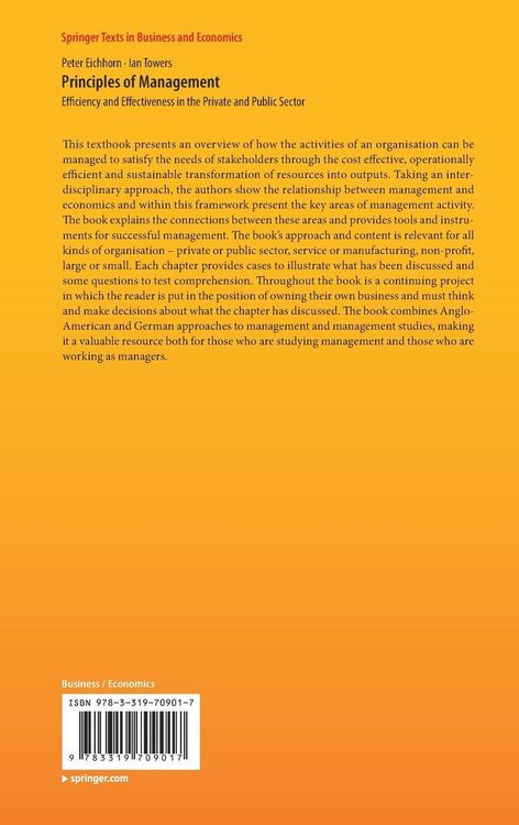 Produktbild: Principles of Management