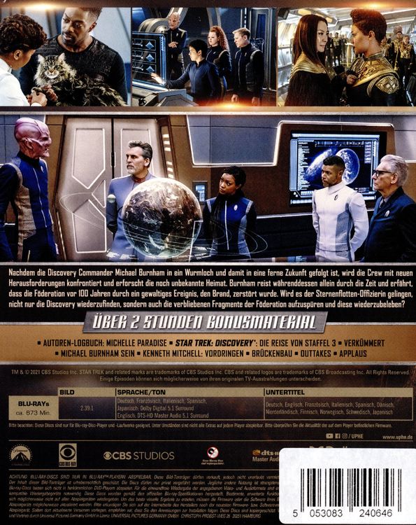 STAR TREK: Discovery - Staffel 3 [4 BRs]