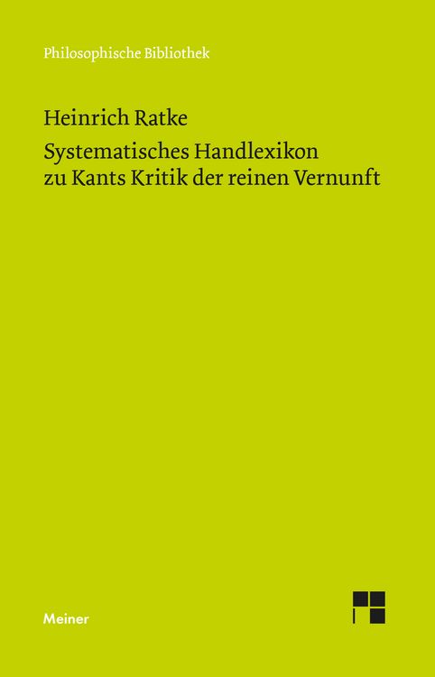 Produktbild: Systematisches Handlexikon zu Kants Kritik der reinen Vernunft