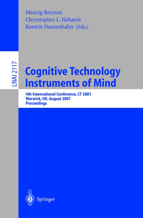 Produktbild: Cognitive Technology: Instruments of Mind