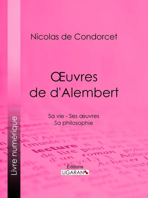 Produktbild: OEuvres de d'Alembert