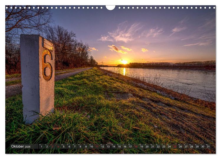 Produktbild: Epische Sonnenunterg&auml;nge im Rhein-Neckar-Kreis (Wandkalender 2026 DIN A3 quer), CALVENDO Monatskalender