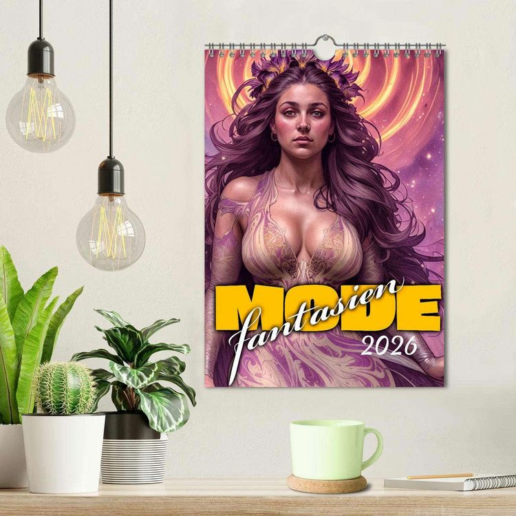 Produktbild: Modefantasien (Wandkalender 2026 DIN A4 hoch), CALVENDO Monatskalender