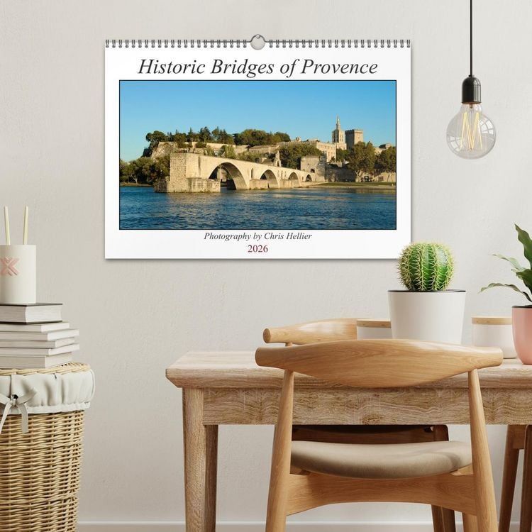 Produktbild: Historic Bridges of Provence (Wall Calendar 2026 DIN A3 landscape), CALVENDO 12 Month Wall Calendar