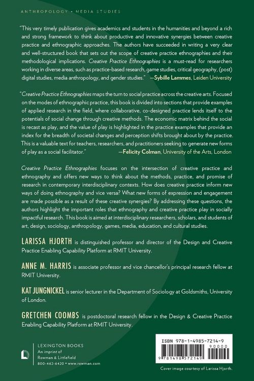 Produktbild: Creative Practice Ethnographies