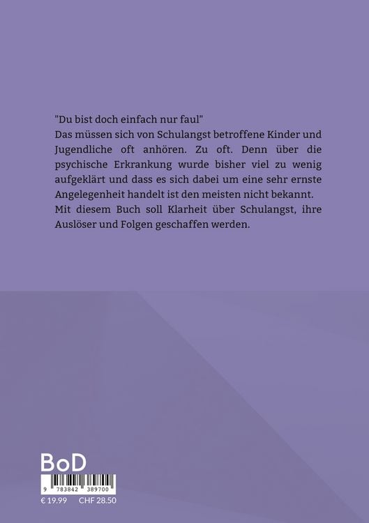 Produktbild: Schulangst! Was ist das?