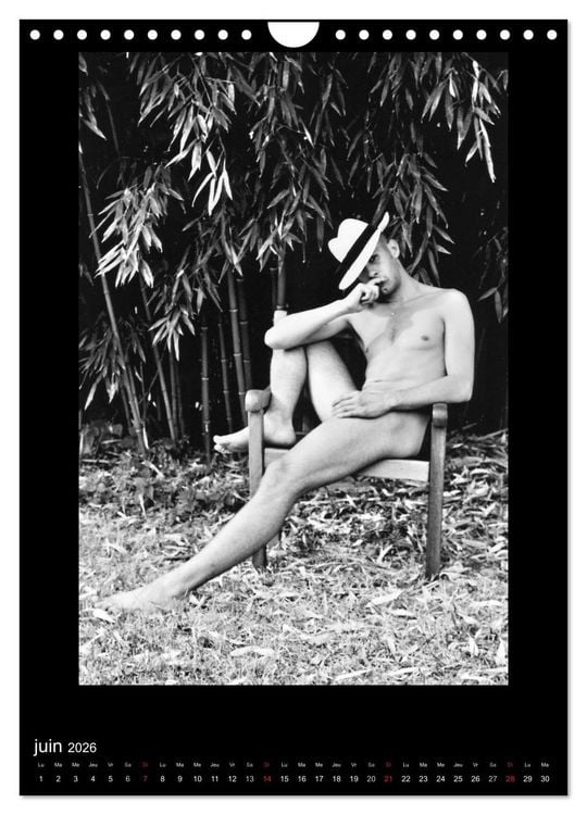 Produktbild: Au Masculin (Calendrier mural 2026 DIN A4 horizontal), CALVENDO calendrier mensuel