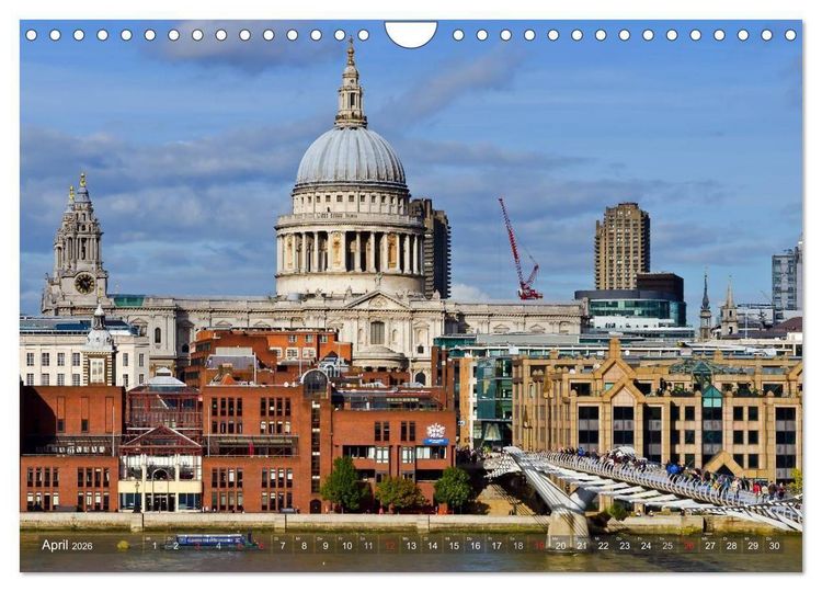 Produktbild: Londoner Perspektiven (Wandkalender 2026 DIN A4 quer), CALVENDO Monatskalender