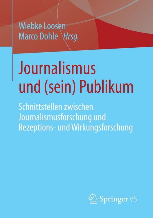 Produktbild: Journalismus und (sein) Publikum