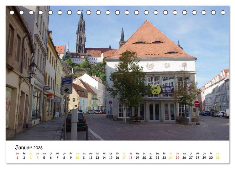 Produktbild: Mei&szlig;en (Tischkalender 2026 DIN A5 quer), CALVENDO Monatskalender