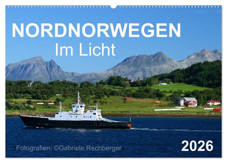 Produktbild: Nordnorwegen im Licht (Wandkalender 2026 DIN A2 quer), CALVENDO Monatskalender