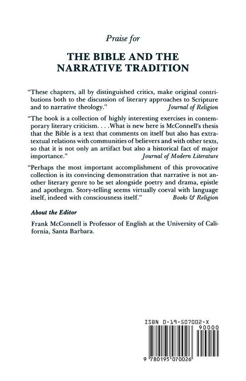 Produktbild: The Bible and the Narrative Tradition