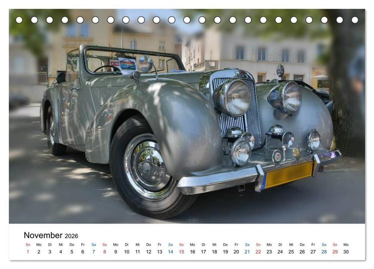 Produktbild: Oldtimer - Altes Blech in neuem Glanz (Tischkalender 2026 DIN A5 quer), CALVENDO Monatskalender