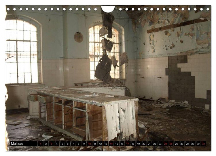 Produktbild: Beelitz Heilst&auml;tten-Faszination des Verfalls (Wandkalender 2026 DIN A4 quer), CALVENDO Monatskalender