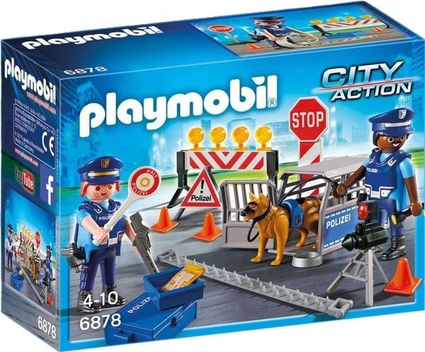 Produktbild: PLAYMOBIL&reg; 6878 Polizei-Stra&szlig;ensperre