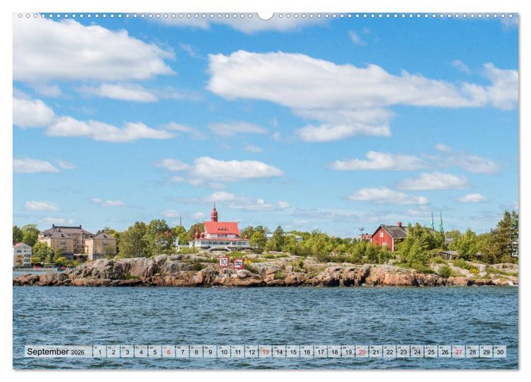 Produktbild: Helsinki - Wundersch&ouml;ne Ostseemetropole (hochwertiger Premium Wandkalender 2026 DIN A2 quer), Kunstdruck in Hochglanz