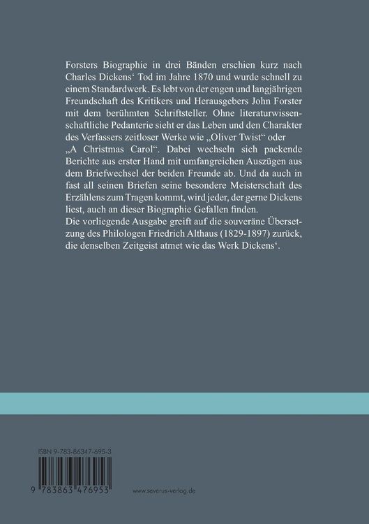 Produktbild: Mein Freund Charles Dickens. Erster Band